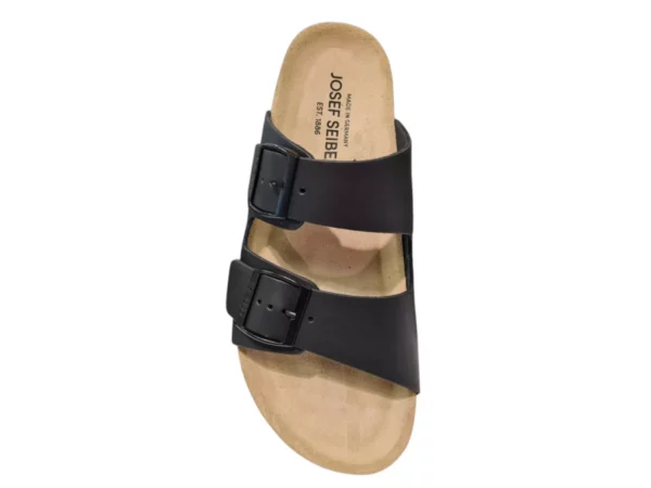 Josef Seibel Josef Seibel Josef Zwarte Nubuck Heren Slippers